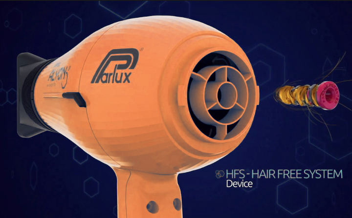 Профессиональный фен Parlux Alyon Orange (оранжевый) - система HFS